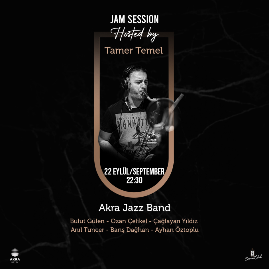 Akra Jazz Gecmis Festivaller Jam Session 2023 Tamer Detay Card D