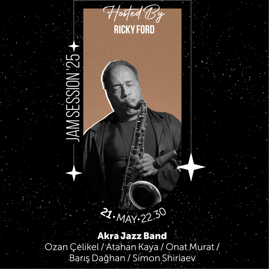 Akra Jazz Gecmis Festivaller Jam Session 2025 Ricky Detay Card D