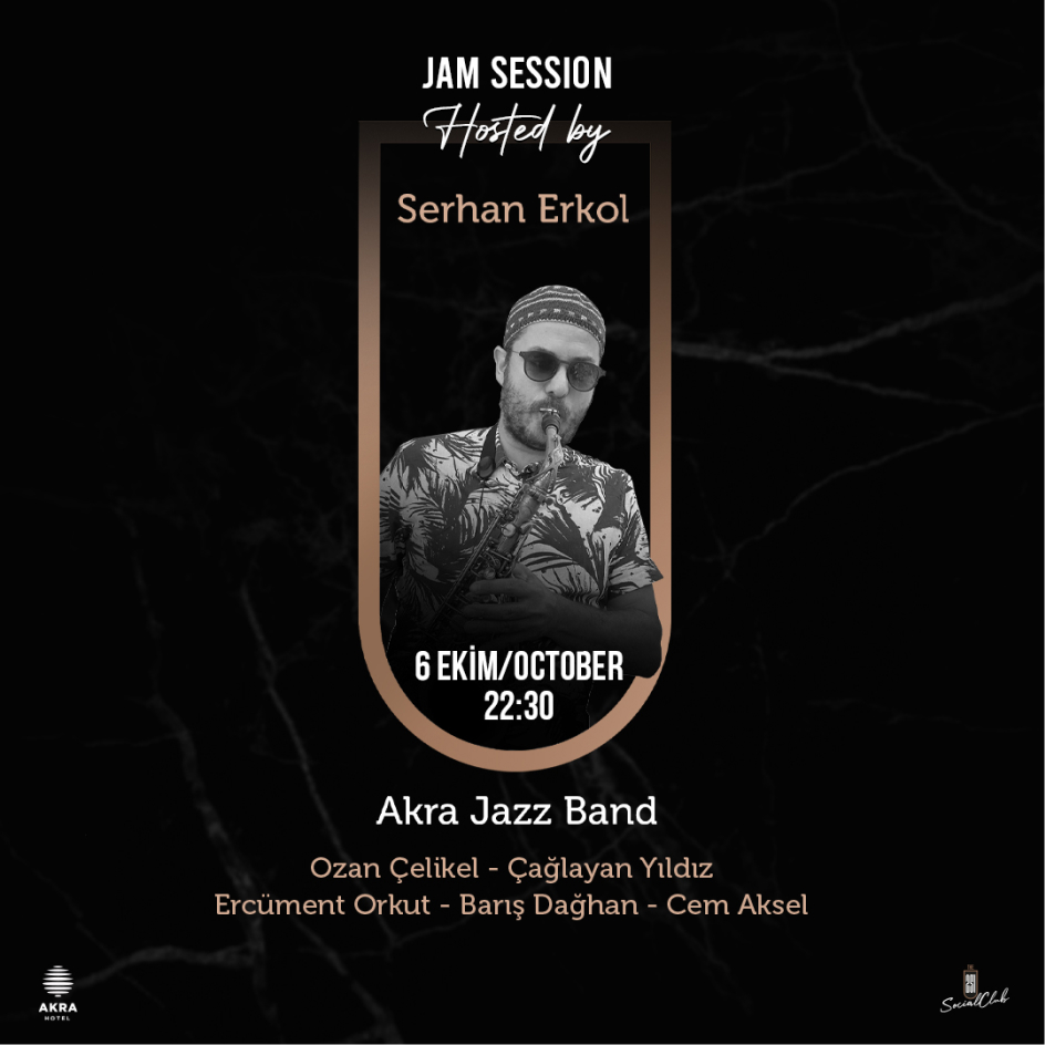 Akra Jazz Gecmis Festivaller Jam Session 2023 Serhan Detay Card D