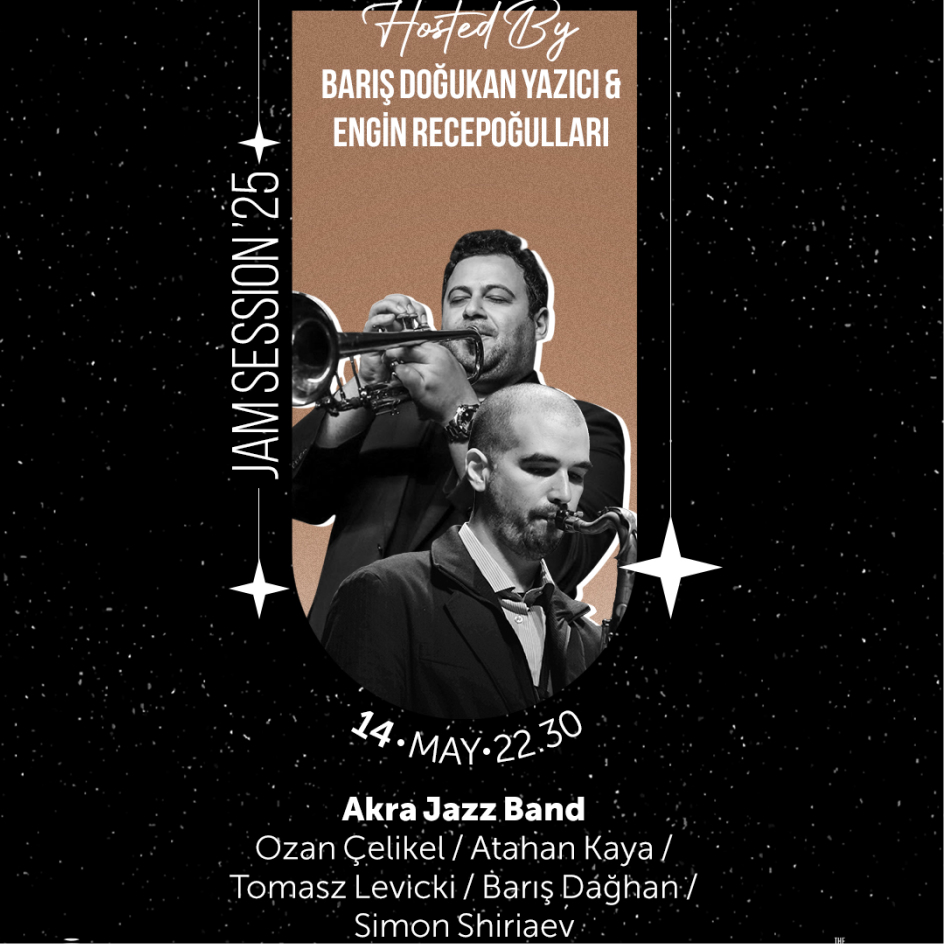 Akra Jazz Gecmis Festivaller Jam Session 2025 Barıs Card D