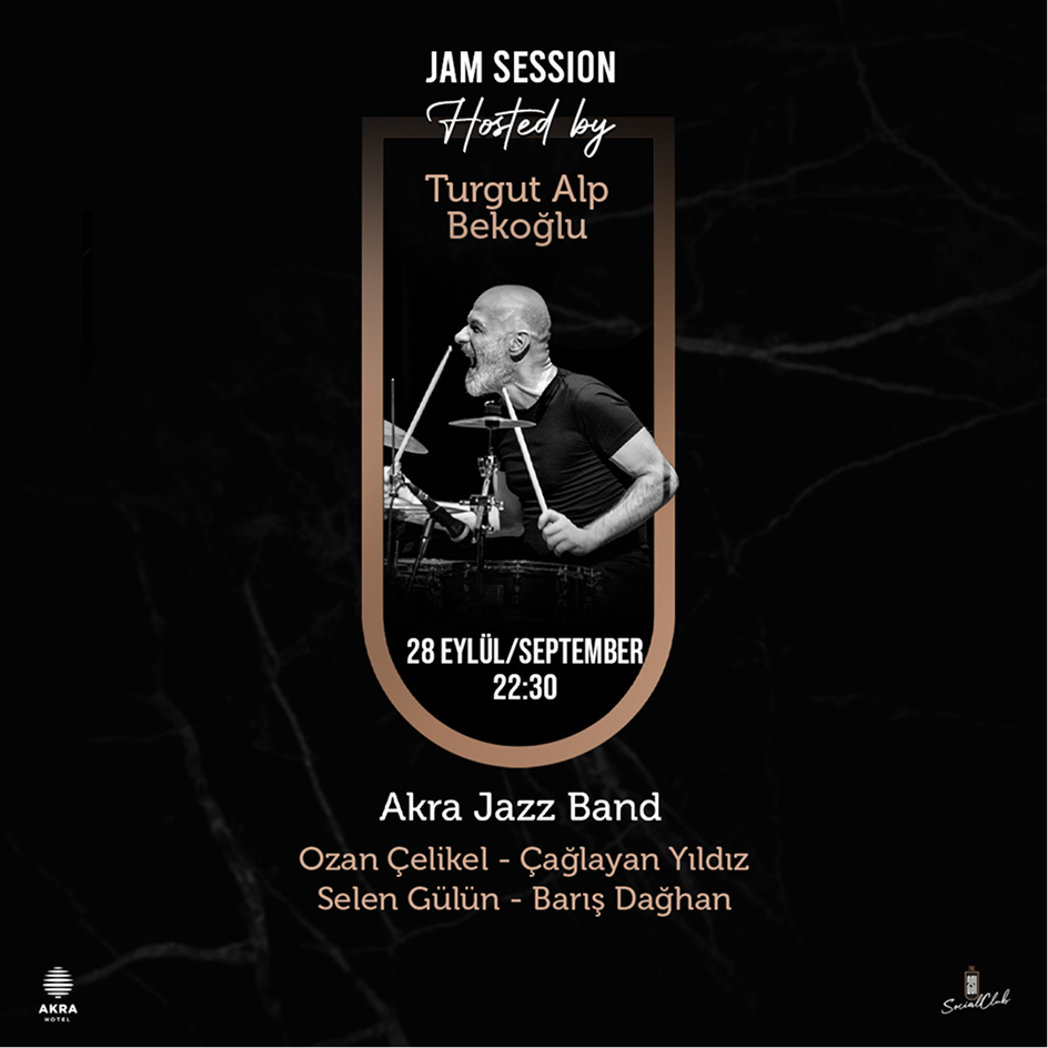 Akra Jazz Gecmis Festivaller Jam Session 2023 Turgut Detay Card D
