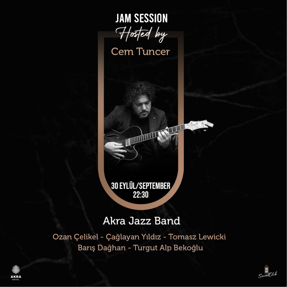 Akra Jazz Gecmis Festivaller Jam Session 2023 Cem Detay Card D