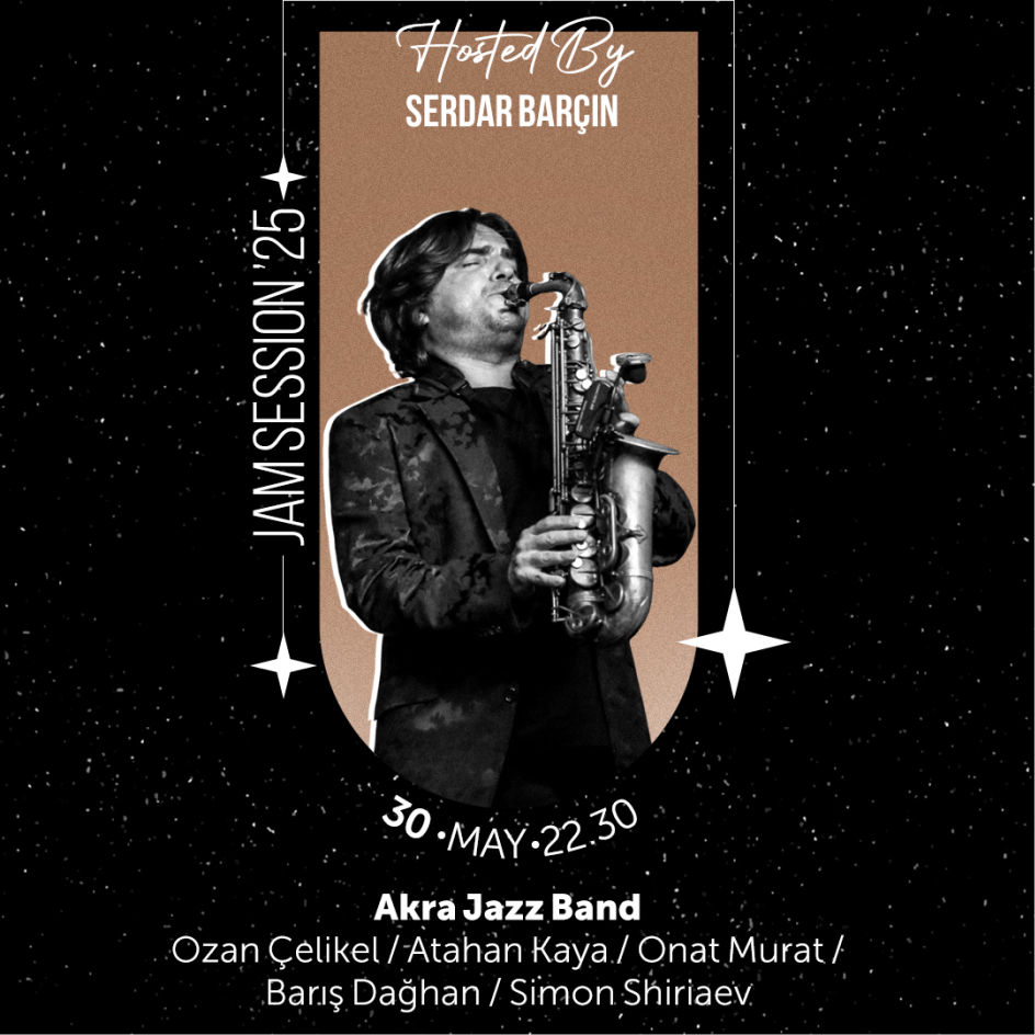 Akra Jazz Gecmis Festivaller Jam Session 2025 Serdar Detay Card D